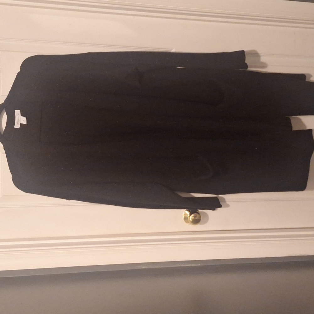 Liz Claiborne Long Black Cardigan
